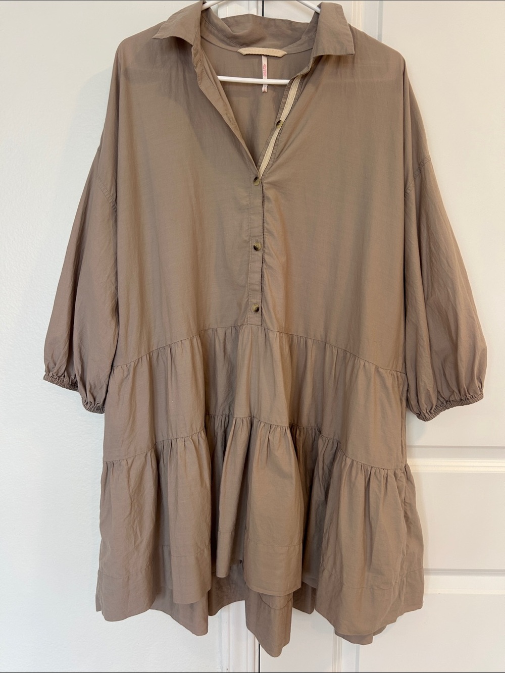 Free People Misha Mini  Dress-  taupe